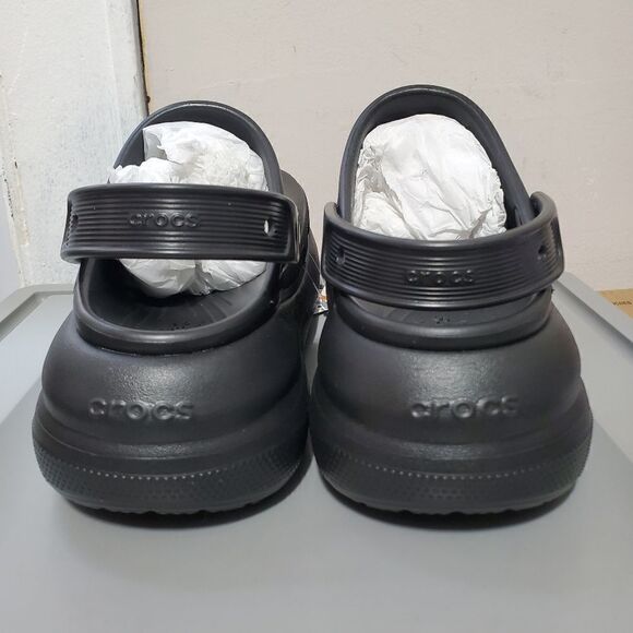 Crocs Classic Crush Clog Black Unisex Women’s Size 9 / Men Size 7 New - Picture 5 of 10